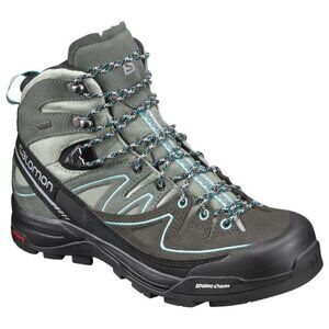 Salomon Gray and Black Hiking Boots